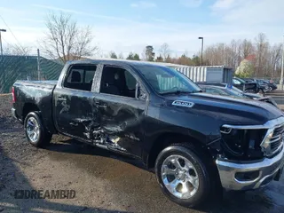 2020 Ram 1500 Big Horn with VIN 1C6RRFFG7LN299084, listed as a IAAI auction lot 41881360 with 62,030 mi miles. Bid and sale history available at carsss.com. Image 1.