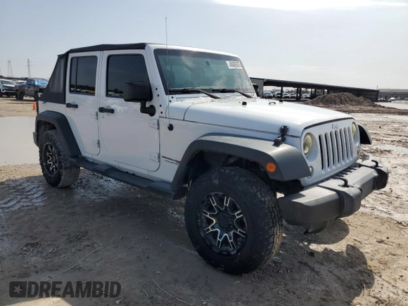 2018 Jeep Wrangler JK Unlimited Sport with VIN 1C4BJWDG9JL876212, listed as a Copart auction lot 45479375 with 79,136 mi miles and Salvage Title. Bid and sale history available at carsss.com. Image 4.
