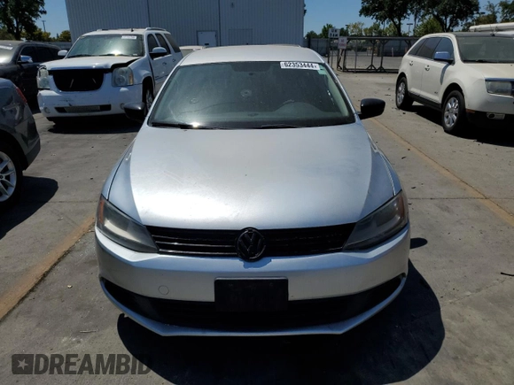 2011 Volkswagen Jetta Sedan S with VIN 3VW1K7AJ1BM044973, listed as a Copart auction lot 62353444 with 0 mi miles and Salvage Title. Bid and sale history available at carsss.com. Image 5.
