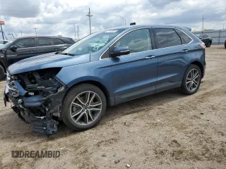 2019 Ford Edge Titanium with VIN 2FMPK4K99KBC01212, listed as a Copart auction lot 57450365 with 52,720 mi miles and Salvage title. Bid and sale history available at DreamBid. Image 1.