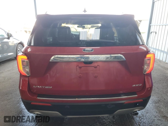 2023 Ford Explorer Limited with VIN 1FMSK8FH6PGB41411, listed as a Copart auction lot 53664475 with 40,062 mi miles and Salvage title. Bid and sale history available at DreamBid. Image 6.