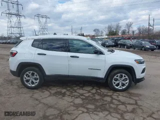 2024 Jeep Compass Sport with VIN 3C4NJDAN2RT157145, listed as a IAAI auction lot 41456201 with 6,943 mi miles. Bid and sale history available at carsss.com. Image 13.