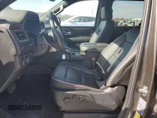 2021 Chevrolet Suburban Premier with VIN 1GNSKFKD5MR155061, listed as a Copart auction lot 42753603 with 58,689 mi miles and . Bid and sale history available at DreamBid. Image 7.