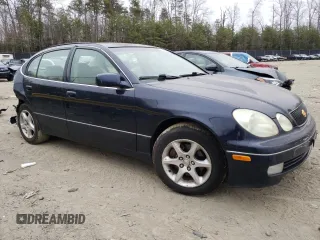 2001 Lexus GS 300 with VIN JT8BD69S310129970, listed as a Copart auction lot 49068105 with 193,101 mi miles and Salvage Title. Bid and sale history available at DreamBid. Image 4.