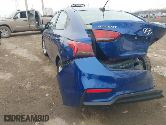 2021 Hyundai Accent SE with VIN 3KPC24A64ME150191, listed as a IAAI auction lot 41563616 with 76,702 mi miles. Bid and sale history available at carsss.com. Image 3.