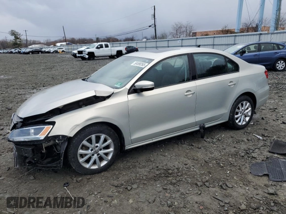2011 Volkswagen Jetta Sedan SE w/Convenience & Sunroof PZEV with VIN 3VWDZ7AJ4BM321706, listed as a Copart auction lot 50499265 with 73,098 mi miles and Salvage Title. Bid and sale history available at carsss.com. Image 1.