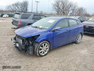 2013 Hyundai Accent SE with VIN KMHCU5AE9DU079526, listed as a IAAI auction lot 41890415 with 103,895 mi miles. Bid and sale history available at carsss.com. Image 18.