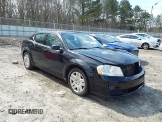 2012 Dodge Avenger SE with VIN 1C3CDZAB1CN132508, listed as a IAAI auction lot 41781765 with 181,562 mi miles. Bid and sale history available at carsss.com. Image 1.