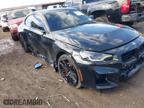 2024 BMW M2 z VIN 3MF13DM09R8E89933, wystawiony jako IAAI lot #41585250 z przebiegiem 15 462 mil mil oraz . Historia ofert i sprzedaży dostępna na DreamBid. Obrazek 1.