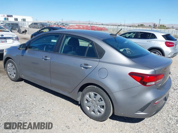 2023 Kia Rio S with VIN 3KPA24AD5PE524320, listed as a IAAI auction lot 41881897 with 48,615 mi miles. Bid and sale history available at carsss.com. Image 3.