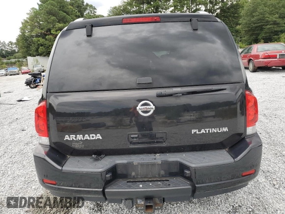 2012 Nissan Armada Platinum z VIN 5N1AA0NC4CN613049, wystawiony jako Copart lot #64414564 z przebiegiem 143 009 mil mil oraz Szkoda całkowita • Salvage title. Historia ofert i sprzedaży dostępna na DreamBid. Obrazek 6.