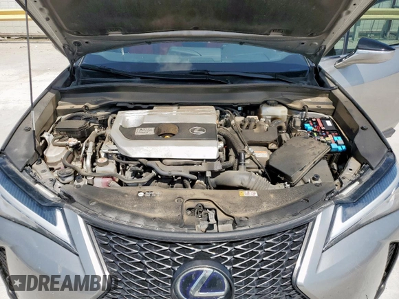2022 Lexus UX 250h F Sport z VIN JTHR9JBH1N2057419, wystawiony jako Copart lot #61190715 z przebiegiem 60 401 mil mil oraz Szkoda całkowita • Salvage title. Historia ofert i sprzedaży dostępna na DreamBid. Obrazek 14.