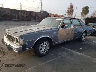 1979 Chevrolet Caprice z VIN 1N69G9C181400, wystawiony jako Copart lot #87016834 z przebiegiem 38 392 mil mil oraz Szkoda całkowita • Salvage title. Historia ofert i sprzedaży dostępna na DreamBid. Obrazek 1.