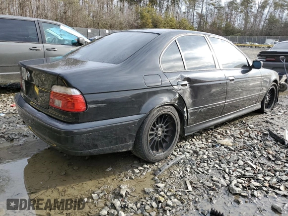 1999 BMW 5 Series 540i with VIN WBADN5339XGC92075, listed as a Copart auction lot 42687555 with 192,637 mi miles and Salvage Title. Bid and sale history available at carsss.com. Image 3.