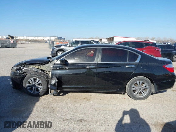 2015 Honda Accord LX with VIN 1HGCR2F30FA095213, listed as a IAAI auction lot 41831332 with 142,284 mi miles and . Bid and sale history available at DreamBid. Image 14.