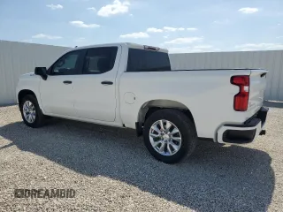 2022 Chevrolet Silverado 1500 Custom with VIN 1GCPWBEK7NZ140147, listed as a Copart auction lot 54241265 with 91,465 mi miles and Clean Title. Bid and sale history available at DreamBid. Image 2.