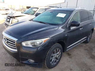 2015 Infiniti QX60 with VIN 5N1AL0MM1FC542896, listed as a IAAI auction lot 41673442 with 138,458 mi miles. Bid and sale history available at carsss.com. Image 2.