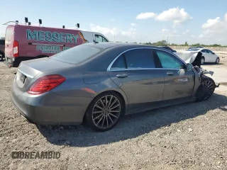 2017 Mercedes-Benz S 550 with VIN WDDUG8CB6HA340211, listed as a Copart auction lot 48356115 with Not Provided miles and Salvage Title. Bid and sale history available at carsss.com. Image 3.