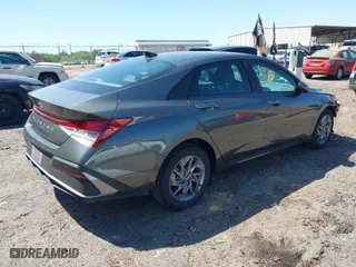 2024 Hyundai Elantra SEL with VIN KMHLM4DG2RU686933, listed as a IAAI auction lot 42030155 with 23,887 mi miles. Bid and sale history available at carsss.com. Image 4.
