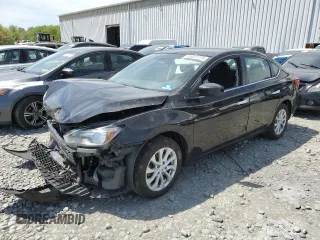 2019 Nissan Sentra S with VIN 3N1AB7AP0KY455414, listed as a Copart auction lot 55027795 with 64,714 mi miles and Salvage Title. Bid and sale history available at DreamBid. Image 1.