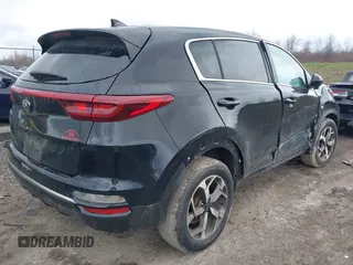 2020 Kia Sportage LX with VIN KNDPMCAC1L7662825, listed as a IAAI auction lot 42031280 with 123,595 mi miles and . Bid and sale history available at carsss.com. Image 4.