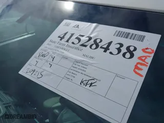 2007 Chevrolet Malibu LTZ with VIN 1G1ZU57N77F175100, listed as a IAAI auction lot 41528438 with 209,215 mi miles. Bid and sale history available at carsss.com. Image 18.