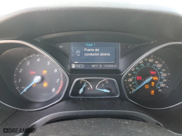 2012 Ford Focus SEL with VIN 1FAHP3H29CL374511, listed as a Copart auction lot 52157705 with 155,369 mi miles and Salvage Title. Bid and sale history available at carsss.com. Image 9.