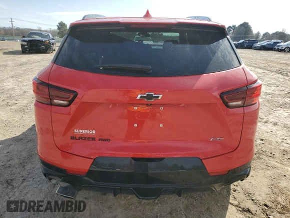 2024 Chevrolet Blazer RS z VIN 3GNKBKRS0RS152022, wystawiony jako Copart lot #46434405 z przebiegiem 11 863 mil mil oraz Szkody całkowita. Historia ofert i sprzedaży dostępna na DreamBid. Obrazek 6.