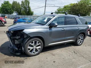 2021 Hyundai Palisade Limited z VIN KM8R5DHE5MU284669, wystawiony jako Copart lot #55454035 z przebiegiem 71 447 mil mil oraz Szkody całkowita. Historia ofert i sprzedaży dostępna na DreamBid. Obrazek 1.
