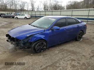 2023 Hyundai Elantra SEL with VIN KMHLM4AG1PU393235, listed as a Copart auction lot 53298915 with 52,403 mi miles and Salvage title. Bid and sale history available at DreamBid. Image 1.