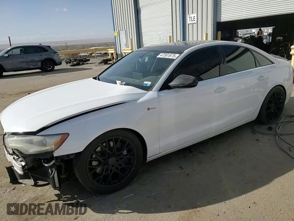 2012 Audi A6 3.0T Premium Plus with VIN WAUGGAFC3CN035282, listed as a Copart auction lot 47581675 with 126,733 mi miles and Salvage Title. Bid and sale history available at carsss.com. Image 10.