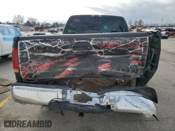 1999 Ford F-250 XL with VIN 1FTNX21F1XEC66642, listed as a Copart auction lot 43719795 with 243,637 mi miles and Salvage title. Bid and sale history available at DreamBid. Image 6.