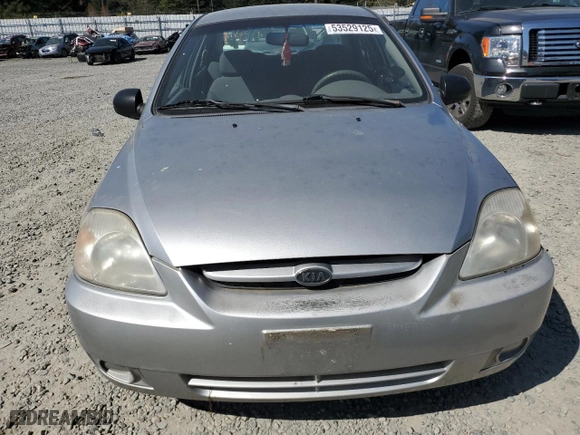 2005 Kia Rio with VIN KNADC125856373439, listed as a Copart auction lot 53529125 with 106,822 mi miles and Salvage Title. Bid and sale history available at carsss.com. Image 5.