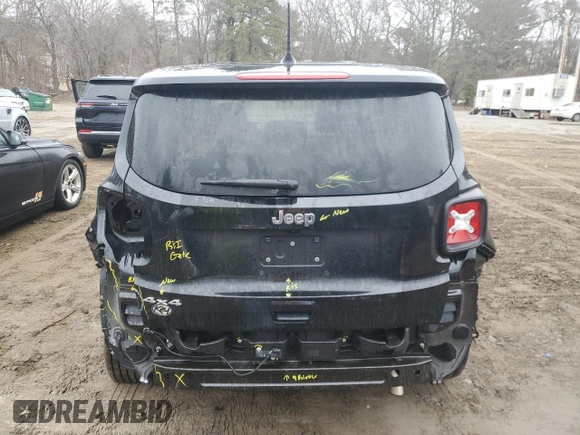 2023 Jeep Renegade Upland with VIN ZACNJDB16PPP57566, listed as a Copart auction lot 47994015 with 16,509 mi miles and Salvage title. Bid and sale history available at DreamBid. Image 6.