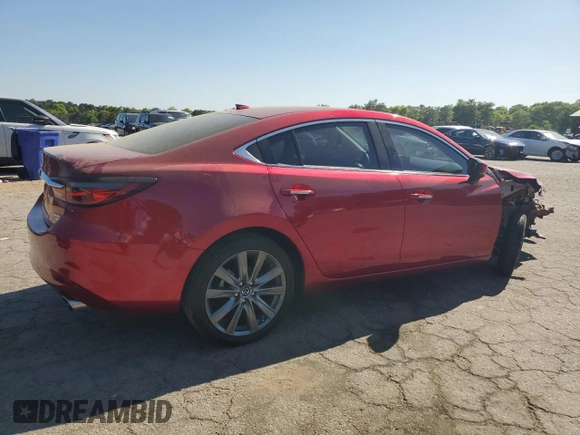 2021 Mazda 6 Grand Touring with VIN JM1GL1TY4M1616684, listed as a Copart auction lot 51931055 with 33,321 mi miles and Salvage Title. Bid and sale history available at carsss.com. Image 3.