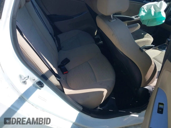 2016 Hyundai Accent SE with VIN KMHCT4AEXGU954727, listed as a IAAI auction lot 39864824 with Not Provided miles and . Bid and sale history available at DreamBid. Image 8.