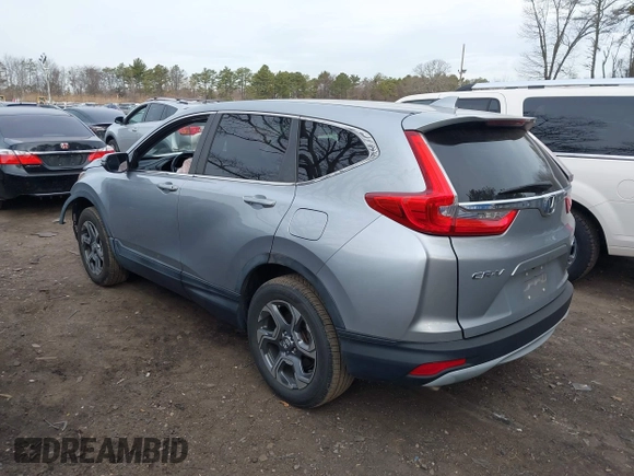 2017 Honda CR-V EX-L with VIN 5J6RW2H89HL004645, listed as a IAAI auction lot 41893026 with 54,191 mi miles. Bid and sale history available at carsss.com. Image 3.
