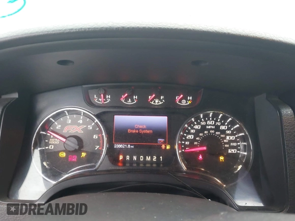 2012 Ford F-150 XL with VIN 1FTFX1EF3CFC91670, listed as a IAAI auction lot 41464115 with 238,621 mi miles. Bid and sale history available at carsss.com. Image 7.