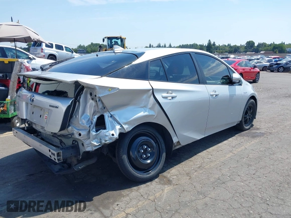 2017 Toyota Prius Two with VIN JTDKBRFU8H3057364, listed as a IAAI auction lot 39968207 with 268,086 mi miles. Bid and sale history available at carsss.com. Image 4.