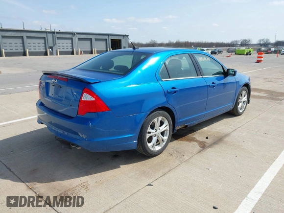 2012 Ford Fusion SE with VIN 3FAHP0HA9CR101477, listed as a IAAI auction lot 41909569 with 111,599 mi miles and . Bid and sale history available at carsss.com. Image 4.