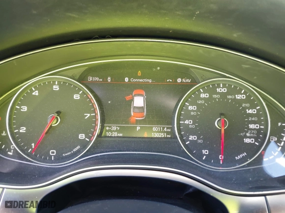 2014 Audi A6 2.0T Premium Plus with VIN WAUGFAFC4EN133050, listed as a IAAI auction lot 41625553 with 130,251 mi miles. Bid and sale history available at carsss.com. Image 7.