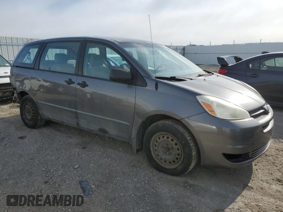 2005 Toyota Sienna with VIN 5TDZA29C05S307069, listed as a Copart auction lot 51495275 with 278,055 mi miles and Salvage Title. Bid and sale history available at DreamBid. Image 4.