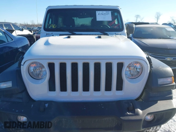 2023 Jeep Wrangler Sport S with VIN 1C4HJXDN7PW545778, listed as a IAAI auction lot 41363327 with 20,721 mi miles and . Bid and sale history available at DreamBid. Image 12.