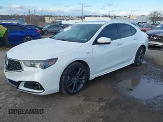 2018 Acura TLX w/A-SPEC Pkg with VIN 19UUB3F61JA000384, listed as a IAAI auction lot 41452595 with 36,139 mi miles. Bid and sale history available at carsss.com. Image 16.