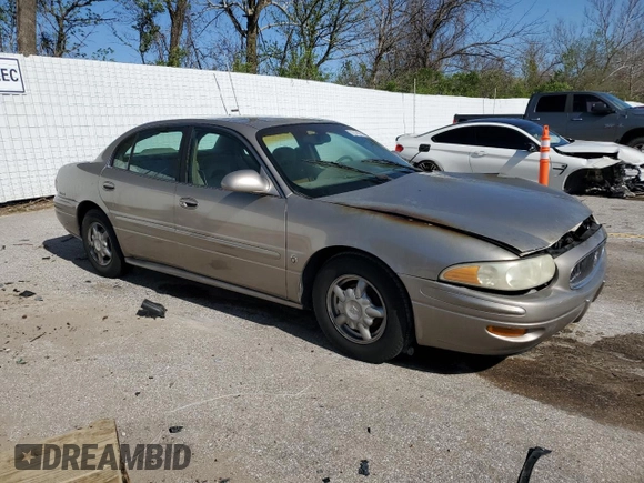 2001 Buick LeSabre Custom with VIN 1G4HP54K114206909, listed as a Copart auction lot 52190745 with Not Provided miles and Salvage Title. Bid and sale history available at DreamBid. Image 4.