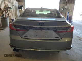2025 Toyota Camry LE with VIN 4T1DAACKXSU556793, listed as a Copart auction lot 50574875 with 5,908 mi miles and Salvage Title. Bid and sale history available at carsss.com. Image 6.