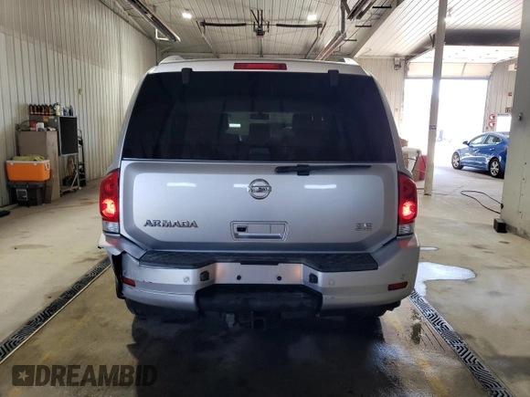 2008 Nissan Armada SE z VIN 5N1AA08C08N618736, wystawiony jako Copart lot #49589795 z przebiegiem 195 002 mil mil oraz Szkoda całkowita • Salvage title. Historia ofert i sprzedaży dostępna na DreamBid. Obrazek 6.