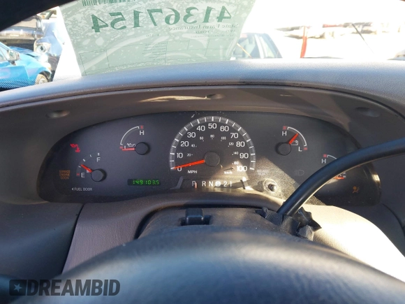 1999 Ford F-150 with VIN 1FTZX1728XNA81813, listed as a IAAI auction lot 41367154 with 149,103 mi miles and . Bid and sale history available at DreamBid. Image 7.