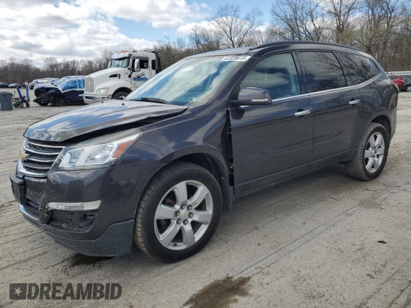2017 Chevrolet Traverse LT with VIN 1GNKVGKD4HJ329882, listed as a Copart auction lot 52328615 with 116,262 mi miles and Salvage Title. Bid and sale history available at DreamBid. Image 1.