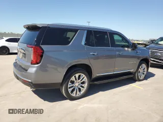 2021 GMC Yukon SLT with VIN 1GKS1BKD0MR157857, listed as a Copart auction lot 72684764 with 25,169 mi miles and Salvage Title. Bid and sale history available at carsss.com. Image 3.
